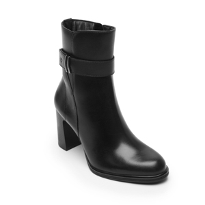 Botín Tacón Alto Flexi para Mujer con Cierre Interno Estilo 130603 Negro
