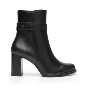 Botín Tacón Alto Flexi para Mujer con Cierre Interno Estilo 130603 Negro