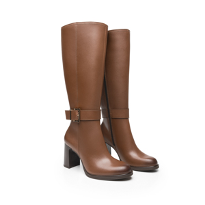 Bota Tacón Alto Flexi para Mujer con Cierre Interno Estilo 130604 Shedron