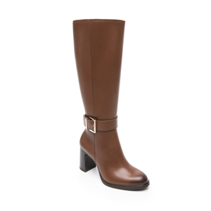 Bota Tacón Alto Flexi para Mujer con Cierre Interno Estilo 130604 Shedron