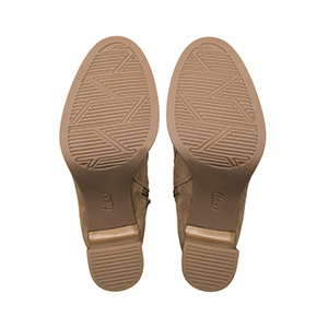 Botín De Tacón Alto Flexi para Mujer Estilo 130606 Arena