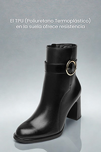 Botín De Tacón Alto Flexi para Mujer Estilo 130606 Negro