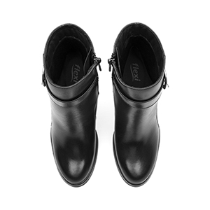 Botín De Tacón Alto Flexi para Mujer Estilo 130606 Negro