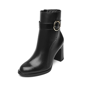 Botín De Tacón Alto Flexi para Mujer Estilo 130606 Negro