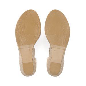 Sandalia Cuña Alta Exclusivo Flexi para Mujer Estilo 130902 Blanco