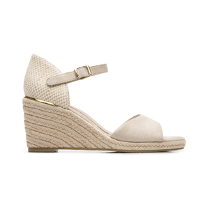 Sandalia Cuña Alta Exclusivo Flexi para Mujer Estilo 130902 Blanco