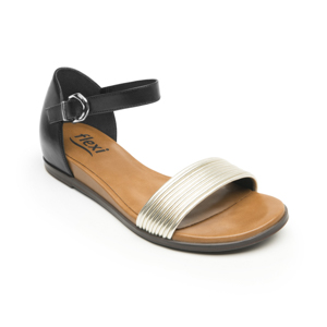 Sandalia Casual Flexi para Mujer Exclusivo Zapaterías Flexi Estilo 131302 Negro