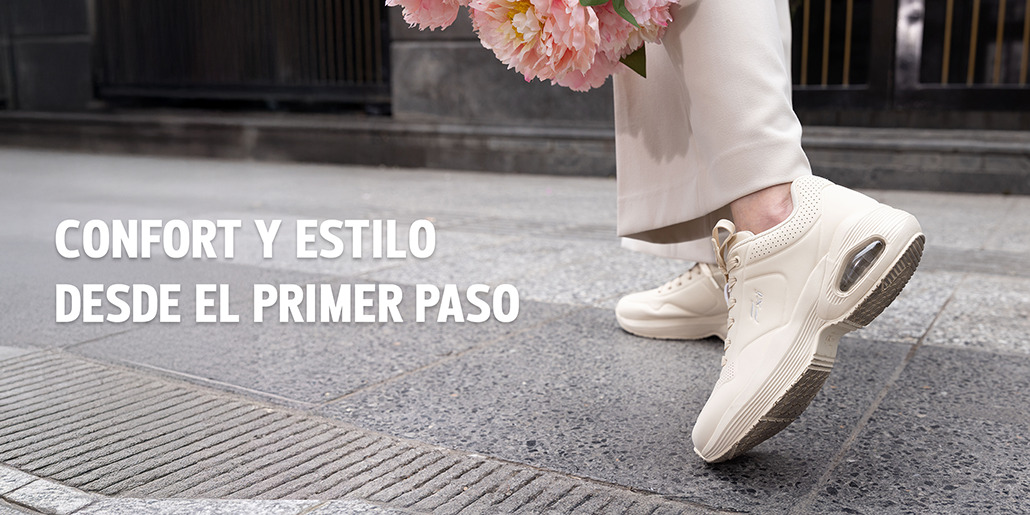 Sneaker Válvula De Aire Flexi para Mujer con Air shock Estilo 131501 Rosa