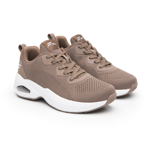 Sneaker Válvula De Aire Flexi para Mujer Estilo 131502 Taupe