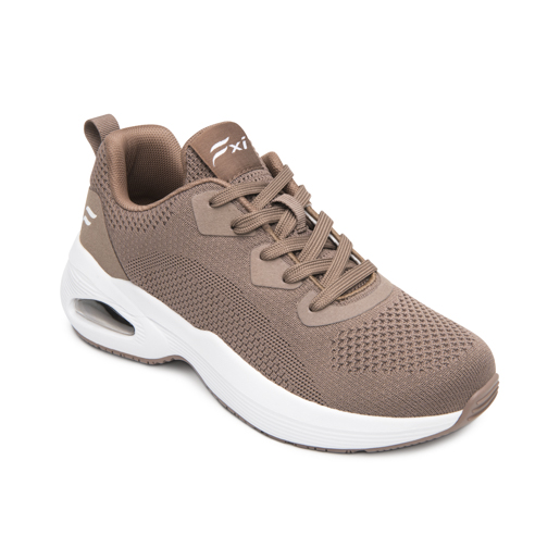 Sneaker Válvula De Aire Flexi para Mujer Estilo 131502 Taupe