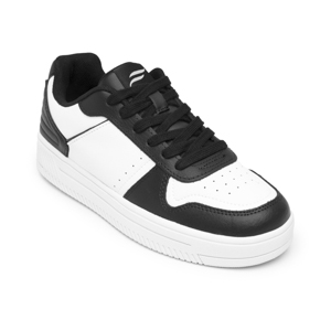 Sneaker Casual Flexi para Mujer Estilo 131604 Blanco-Negro