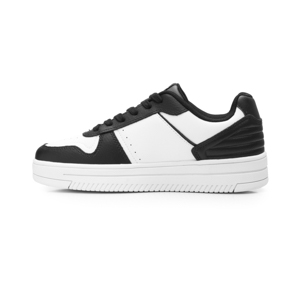Sneaker Casual Flexi para Mujer Estilo 131604 Blanco-Negro