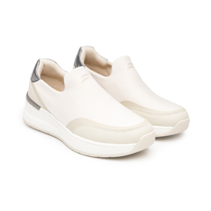 Sneaker Urbano Slip On Flexi para Mujer Estilo 132202 Beige