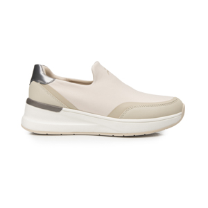 Sneaker Urbano Slip On Flexi para Mujer Estilo 132202 Beige