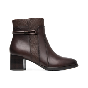 Botín Tacón Medio Exclusivo Flexi para Mujer Estilo 132301 Chestnut