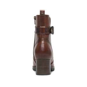 Botín Tacón Medio Exclusivo Flexi para Mujer Estilo 132501 Cognac