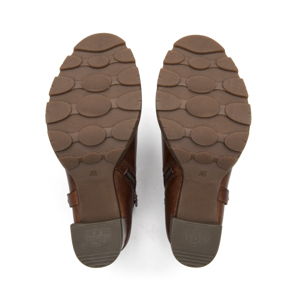 Botín Tacón Alto Exclusivo Flexi para Mujer Estilo 132601 Chestnut