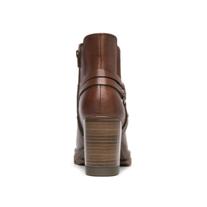 Botín Tacón Alto Exclusivo Flexi para Mujer Estilo 132601 Chestnut