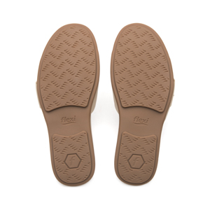 Sandalia Confort Casual Flexi para Mujer Estilo 133601 Crema