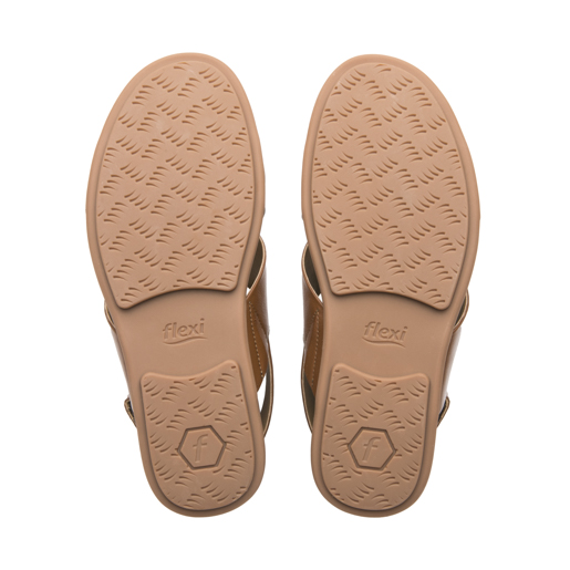 Sandalia Confort Casual Flexi para Mujer Estilo 133603 Tan