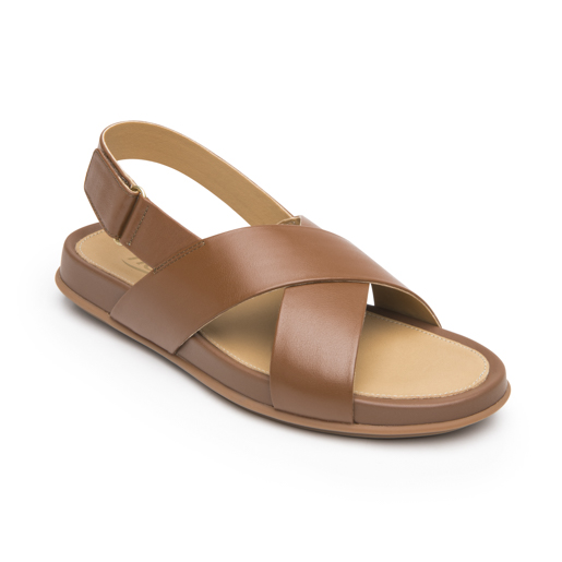 Sandalia Confort Casual Flexi para Mujer Estilo 133603 Tan
