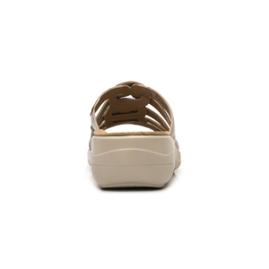 Sandalia Cuña Confort Flexi para Mujer Estilo 133701 Taupe