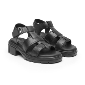 Sandalia Casual Chunky Flexi para Mujer Estilo 133806 Negro