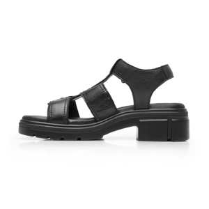 Sandalia Casual Chunky Flexi para Mujer Estilo 133806 Negro