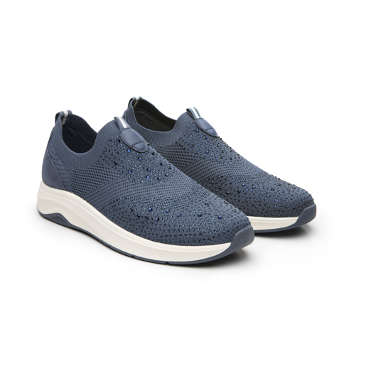 Sneaker Urbano Slip On Flexi para Mujer Estilo 134101 Azul