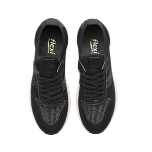 Sneaker Casual Flexi para Mujer Estilo 134103 Negro