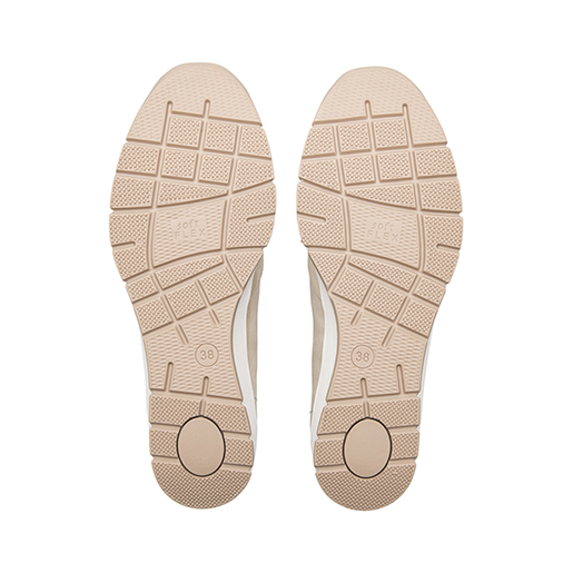 Slip On Tejido Exclusivo Flexi para Mujer Estilo 134201 Beige