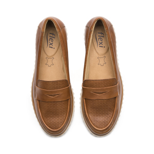 Slip On Casual Flexi para Mujer Estilo 134703 Whisky