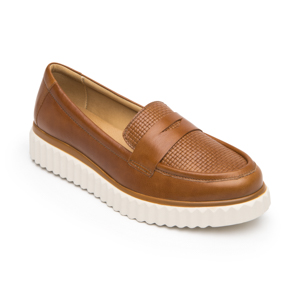Slip On Casual Flexi para Mujer Estilo 134703 Whisky