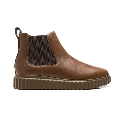 Botín Chelsea Flexi para Mujer Estilo 134704 Tan