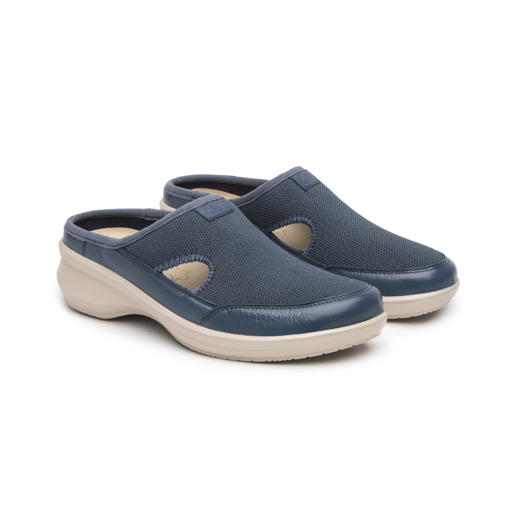 Mule Confort Flexi para Mujer Estilo 134801 Azul