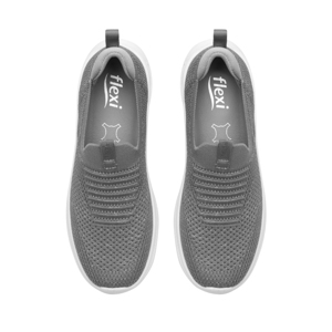 Sneaker Urbano Slip On Flexi para Mujer Estilo 135201 Gris