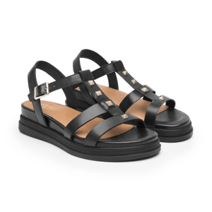 Sandalia De Plataforma Flexi para Mujer Estilo 135302 Negro