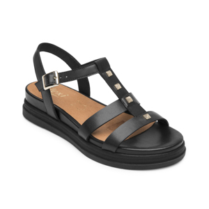 Sandalia De Plataforma Flexi para Mujer Estilo 135302 Negro
