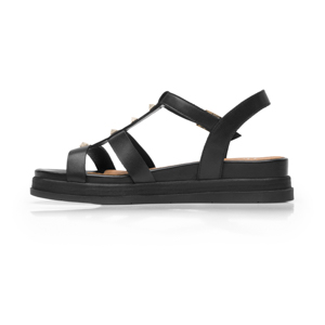 Sandalia De Plataforma Flexi para Mujer Estilo 135302 Negro