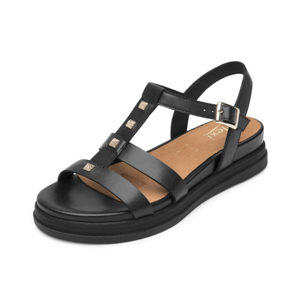 Sandalia De Plataforma Flexi para Mujer Estilo 135302 Negro