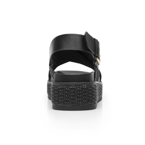 Sandalia De Confort Flexi para Mujer Estilo 135502 Negro