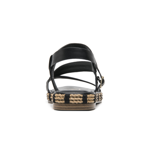 Sandalia Casual Exclusivo Flexi para Mujer Estilo 135701 Negro