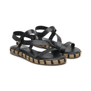 Sandalia Casual Exclusivo Flexi para Mujer Estilo 135701 Negro