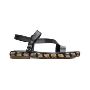 Sandalia Casual Exclusivo Flexi para Mujer Estilo 135701 Negro