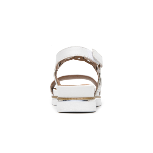 Sandalia Plataforma Casual Exclusivo Flexi para Mujer Estilo 135901 Blanco