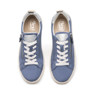 Sneaker Casual Exclusivo Flexi para Mujer Estilo 136101 Azul