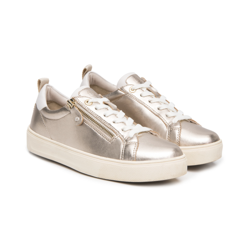 Sneaker Casual Exclusivo Flexi para Mujer Estilo 136101 Metalico