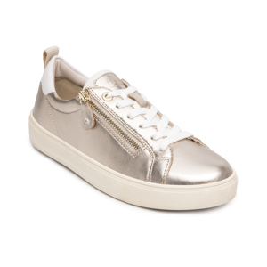 Sneaker Casual Exclusivo Flexi para Mujer Estilo 136101 Metalico