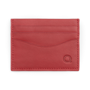 Tarjetero Quirelli Unisex con División Uso Múltiple Estilo 061117 Rojo