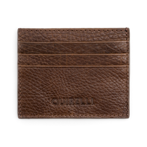 Tarjetero Quirelli para Hombre con Refuerzo Interno Estilo 060902 Café